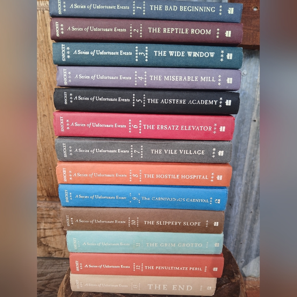 A Series of Unfortunate Events Complete Book Set Of 13 Hardcover